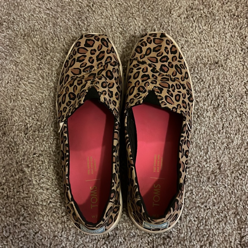 Leopard print TOMS Alporgata Cupsole shoes